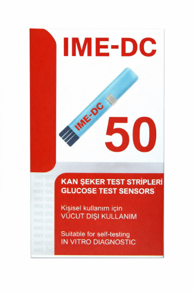 Ime-Dc Strip Kan Şekeri Ölçüm Çubuğu 50'li